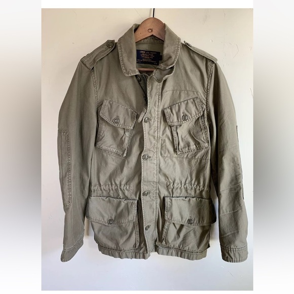 J. Crew Field Jacket Coat Men XS Military Grade A22 Type G38 Olive green AA0234 - Picture 12 of 12